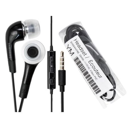 Słuchawki + mikrofon Samsung EHS64AVFBE 3.5mm czarne org bulk